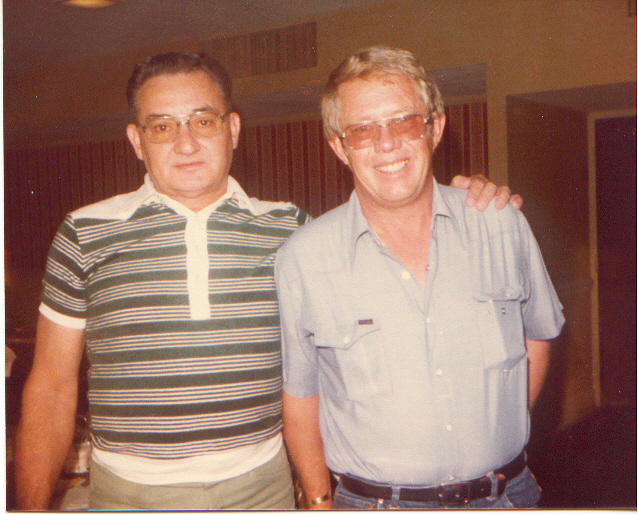 Uncle Arley with Billy Carter taken in Plains, GA in 1980